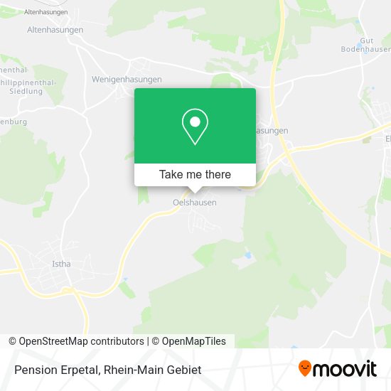 Карта Pension Erpetal