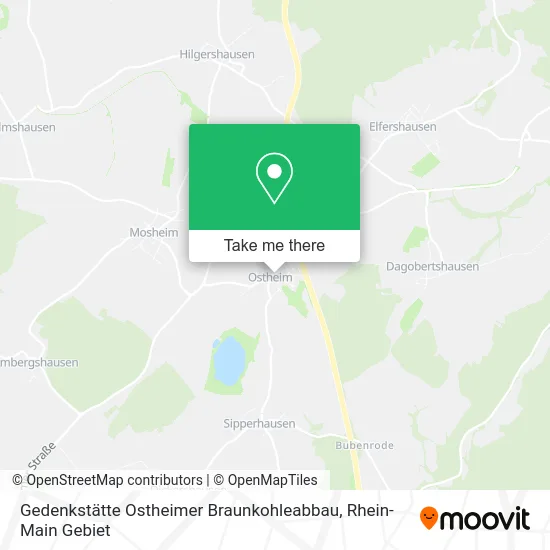 Карта Gedenkstätte Ostheimer Braunkohleabbau