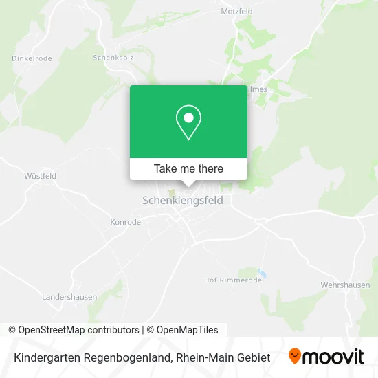Карта Kindergarten Regenbogenland