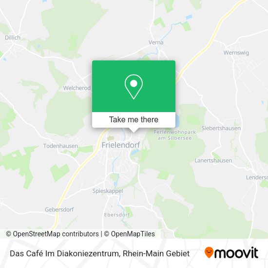 Карта Das Café Im Diakoniezentrum