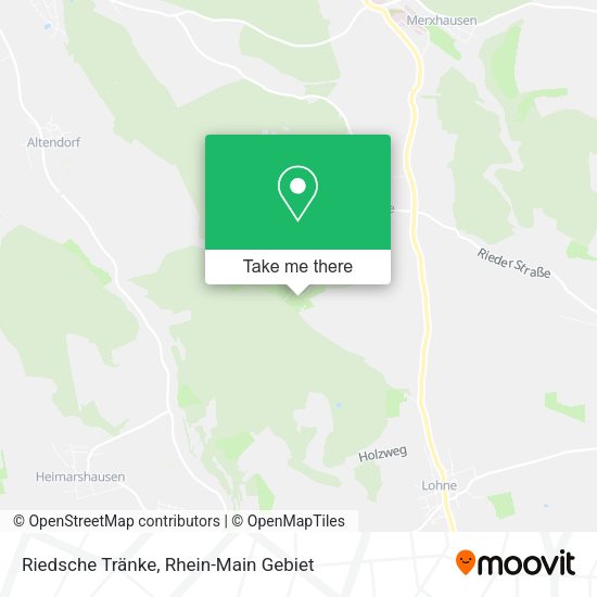 Карта Riedsche Tränke