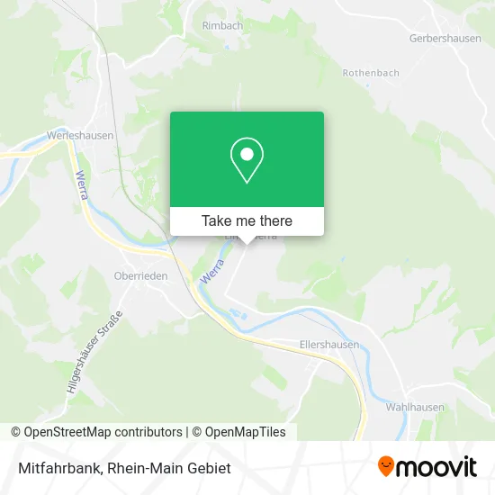 Карта Mitfahrbank