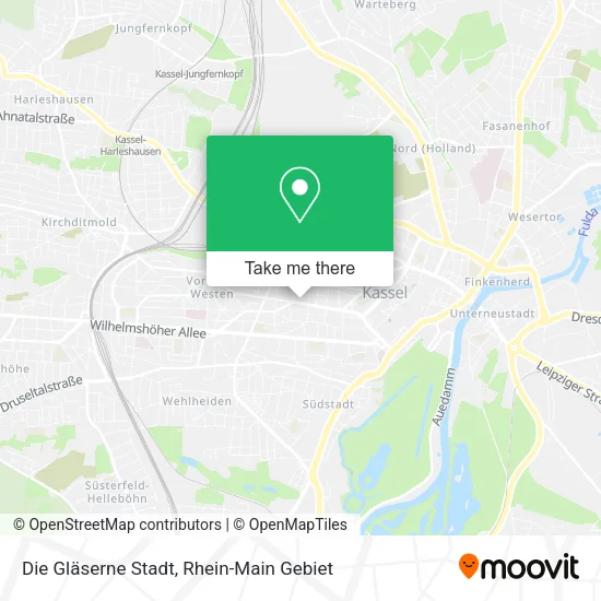 Карта Die Gläserne Stadt