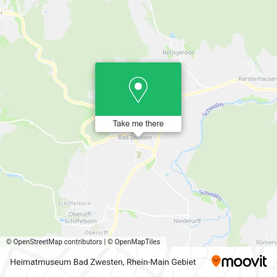 Карта Heimatmuseum Bad Zwesten