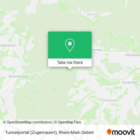 Карта Tunnelportal (Zugemauert)