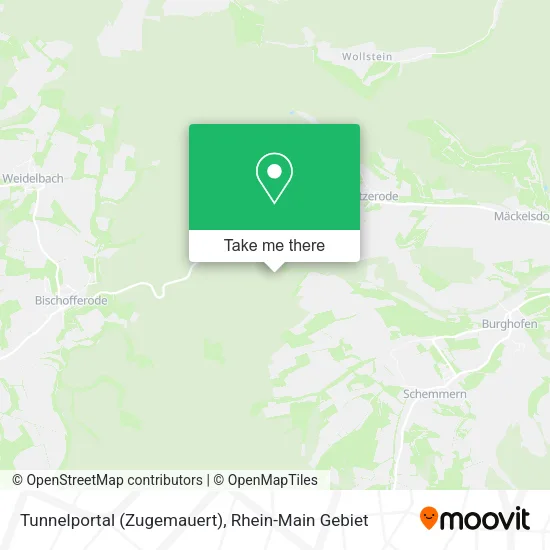 Карта Tunnelportal (Zugemauert)