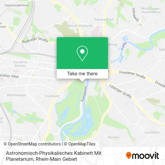 Карта Astronomisch-Physikalisches Kabinett Mit Planetarium