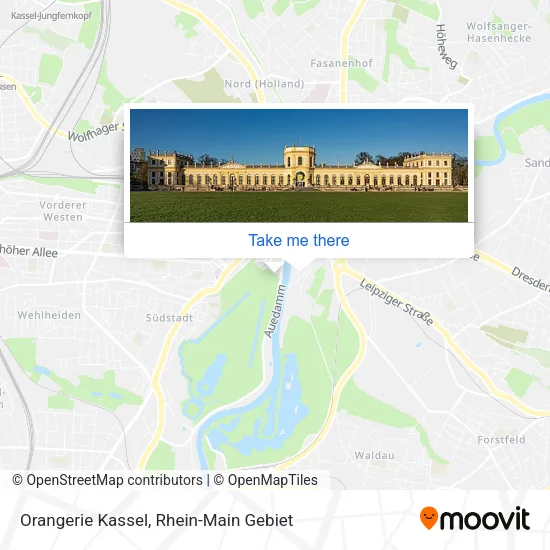 Карта Orangerie Kassel
