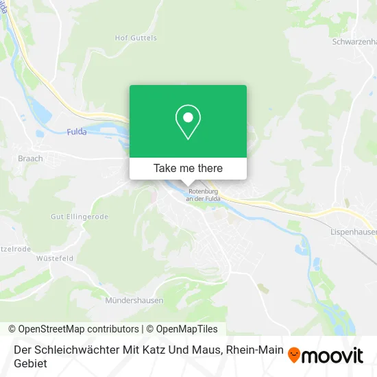 Карта Der Schleichwächter Mit Katz Und Maus