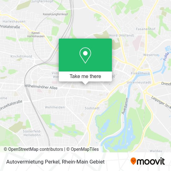 Карта Autovermietung Perkel