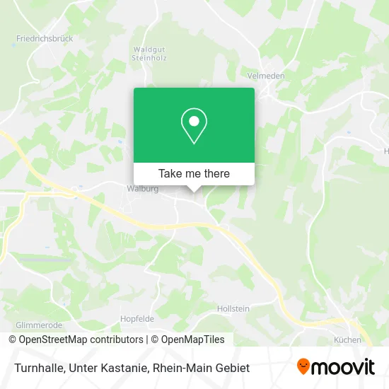 Карта Turnhalle, Unter Kastanie