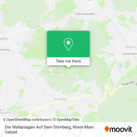 Карта Die Wallanlagen Auf Dem Dörnberg