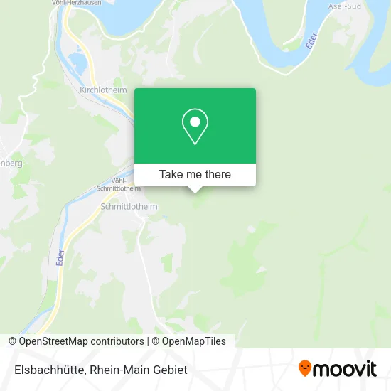 Карта Elsbachhütte