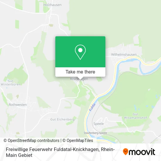 Карта Freiwillige Feuerwehr Fuldatal-Knickhagen