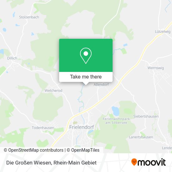 Карта Die Großen Wiesen