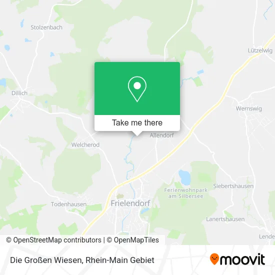 Карта Die Großen Wiesen
