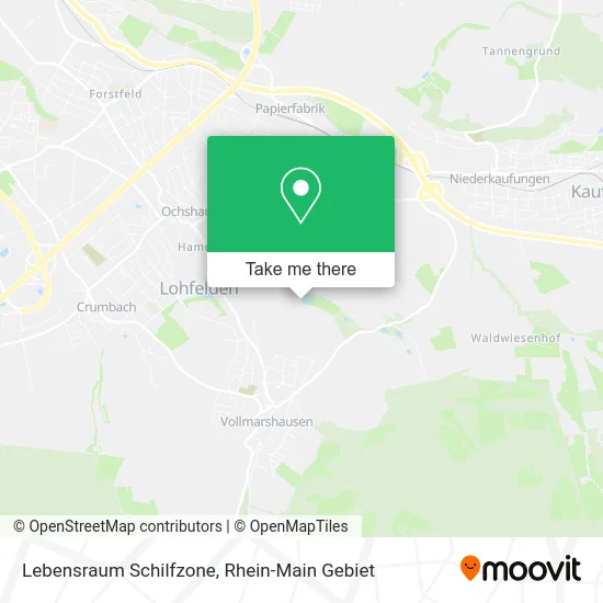 Карта Lebensraum Schilfzone