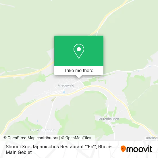 Карта Shouqi Xue Japanisches Restaurant ""En""