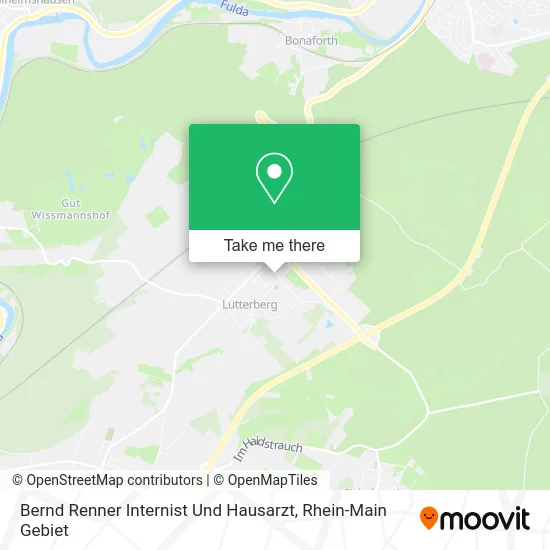 Карта Bernd Renner Internist Und Hausarzt