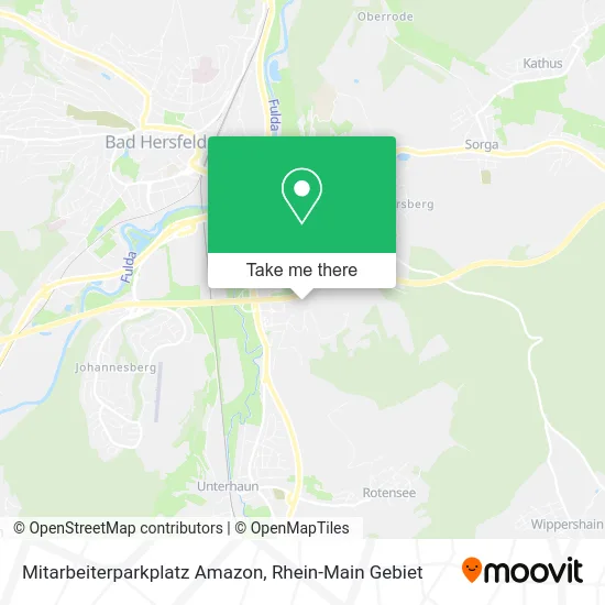 Карта Mitarbeiterparkplatz Amazon