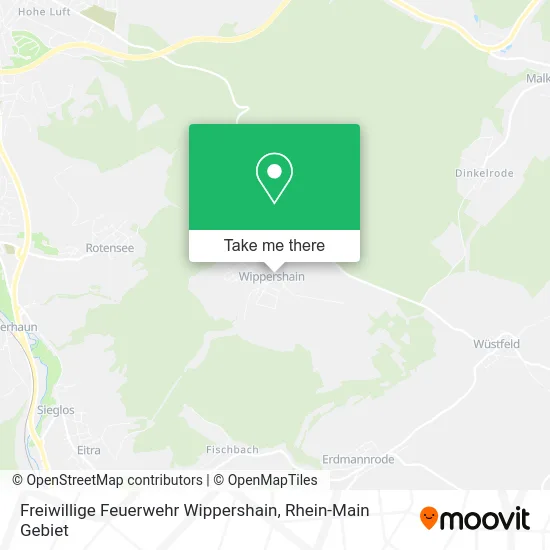 Карта Freiwillige Feuerwehr Wippershain