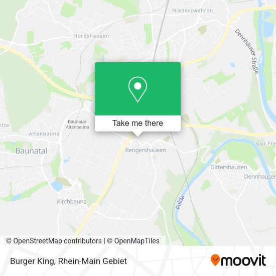 Карта Burger King
