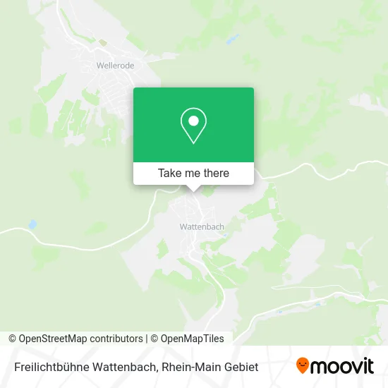 Карта Freilichtbühne Wattenbach