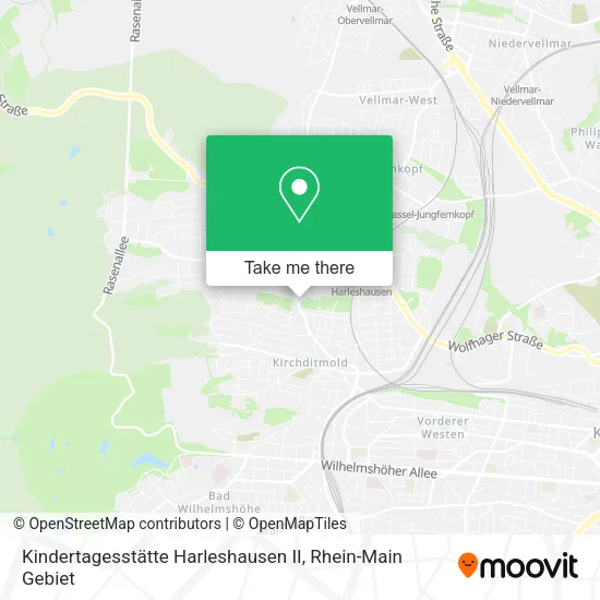Карта Kindertagesstätte Harleshausen II