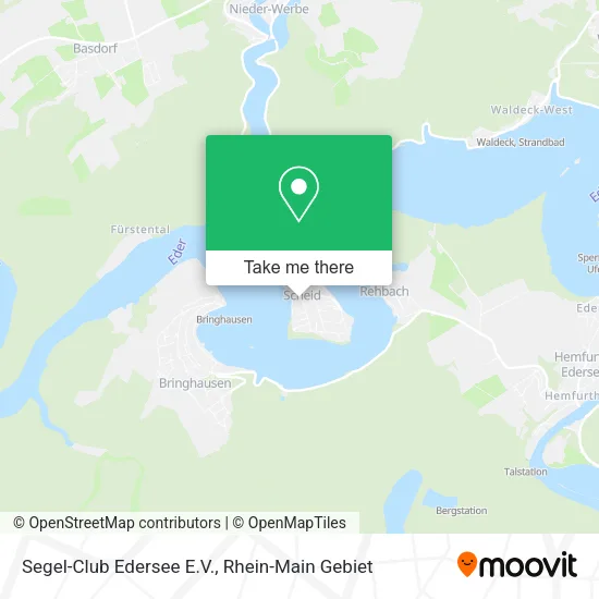 Карта Segel-Club Edersee E.V.