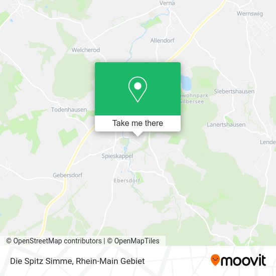 Карта Die Spitz Simme