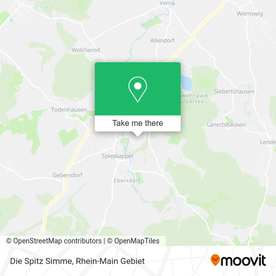 Карта Die Spitz Simme