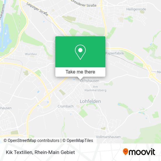 Карта Kik Textilien
