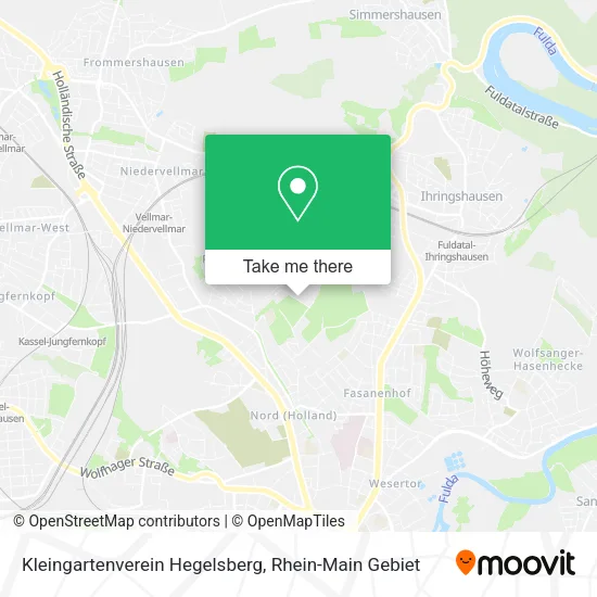 Карта Kleingartenverein Hegelsberg