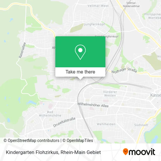Карта Kindergarten Flohzirkus