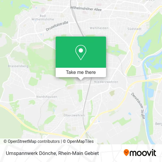 Карта Umspannwerk Dönche