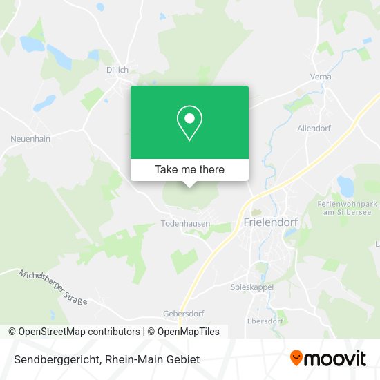 Карта Sendberggericht