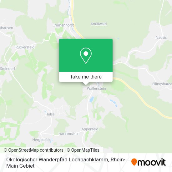 Карта Ökologischer Wanderpfad Lochbachklamm