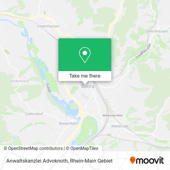 Карта Anwaltskanzlei Advoknoth