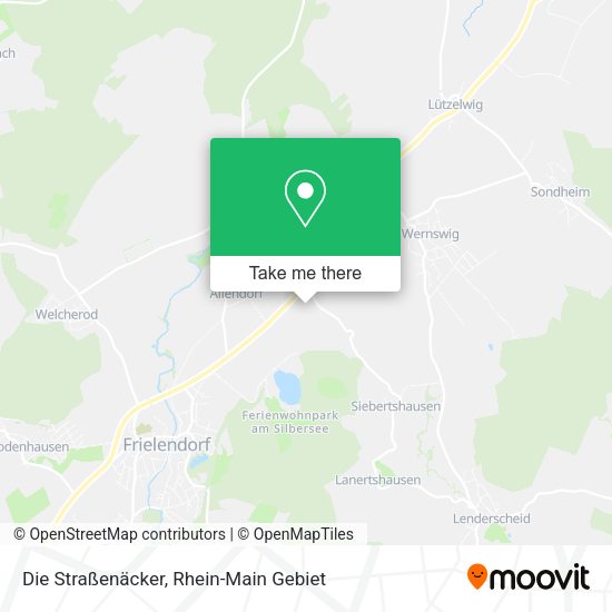 Карта Die Straßenäcker