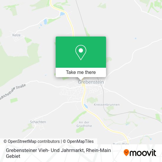Карта Grebensteiner Vieh- Und Jahrmarkt