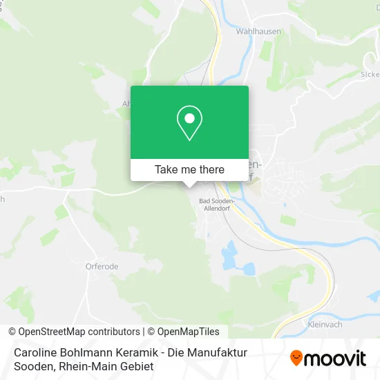 Карта Caroline Bohlmann Keramik - Die Manufaktur Sooden