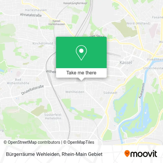 Карта Bürgerräume Wehleiden