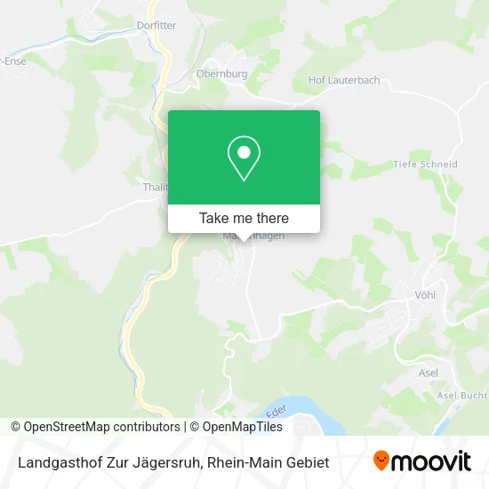Карта Landgasthof Zur Jägersruh
