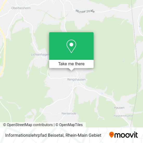 Карта Informationslehrpfad Beisetal