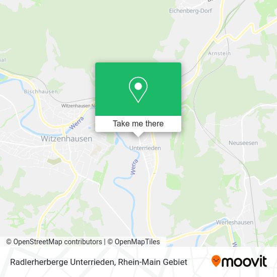 Карта Radlerherberge Unterrieden