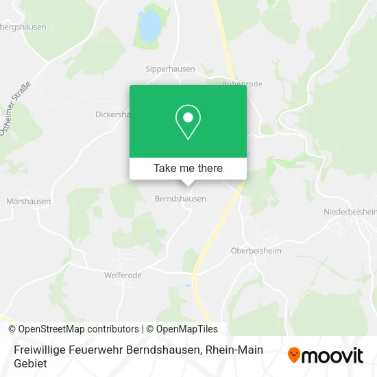 Карта Freiwillige Feuerwehr Berndshausen