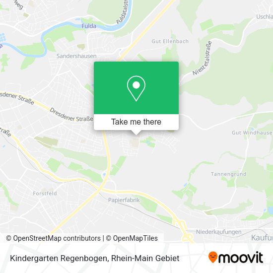 Карта Kindergarten Regenbogen