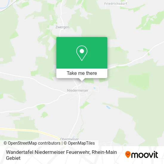 Карта Wandertafel Niedermeiser Feuerwehr