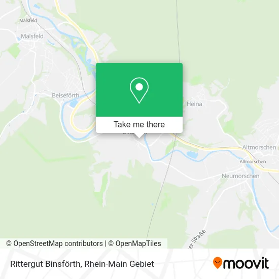 Карта Rittergut Binsförth
