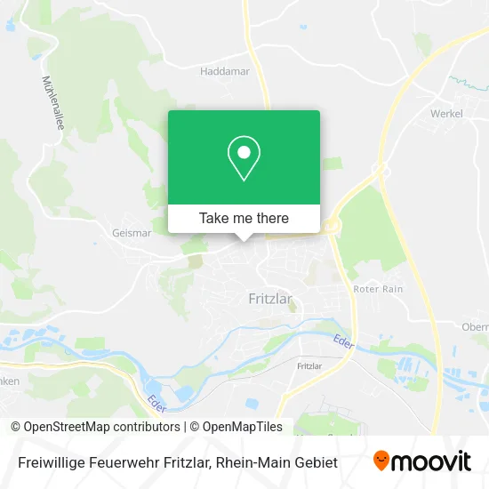 Карта Freiwillige Feuerwehr Fritzlar